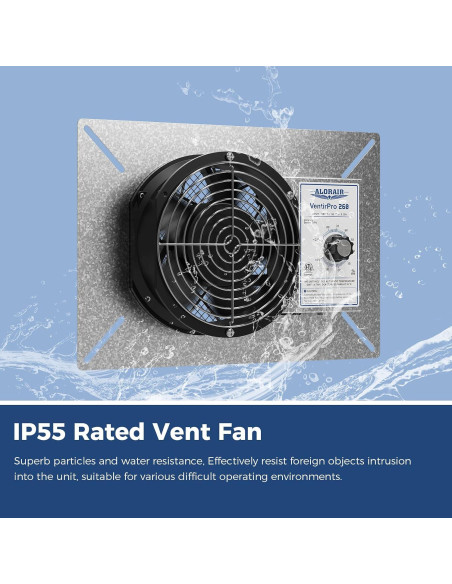 Ventilador de Espacio de Arrastre ALORAIR VentirPro 260 CFM Ventilador de Espacio de Arrastre ALORAIR VentirPro 260 CFM
