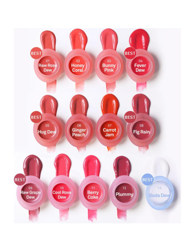 Bálsamo Labial Tinte HINCE Raw Glow - Brillo e Hidratación Vegano 3.4g