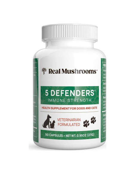 Suplemento Multivitamínico para Mascotas Real Mushrooms 90 Cápsulas Suplemento Multivitamínico para Mascotas Real Mushrooms 90 Cápsulas