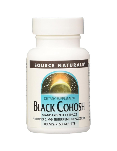 Extracto de Cohosh Negro Source Naturals 60 Tabletas 80 mg Extracto de Cohosh Negro Source Naturals 60 Tabletas 80 mg