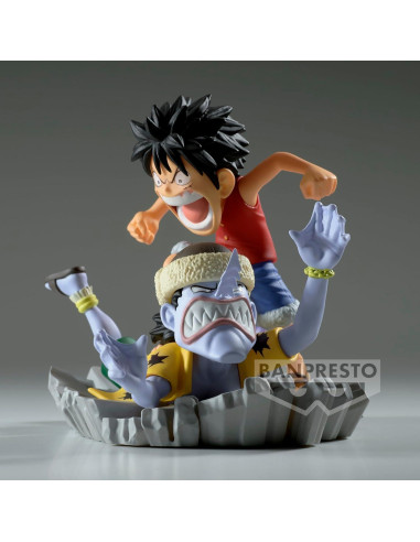 Figura Coleccionable Bandai Spirits Luffy vs Arlong 7.1 cm