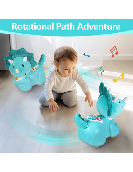 Juguete Musical Dinosaurio iPlay, iLearn para Bebés 0-2 Años Juguete Musical Dinosaurio iPlay, iLearn para Bebés 0-2 Años