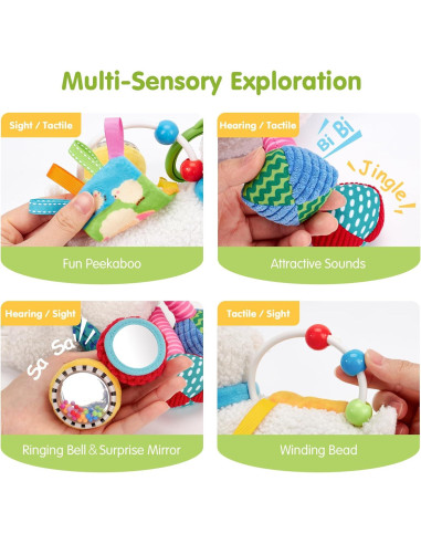 Juguete Sensorial para Bebés Hahaland Cordero Musical 0-6 Meses