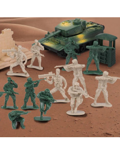Juego de Figuras de Acción Militar Flexzion - 100 Pcs 2