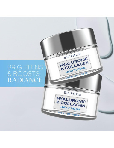 Hidratante Facial Klar & Co Dúo Ácido Hialurónico y Colágeno 2-Pack