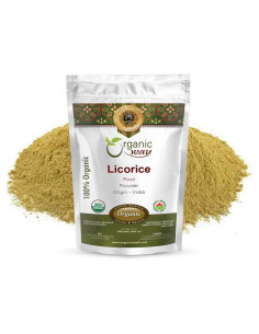 Polvo de raíz de regaliz orgánico Organic Way 227 g - Certificado Kosher