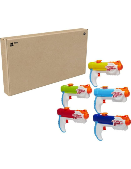 Paquete Multipack Nerf Super Soaker Piranha 5 Lanzadores Agua Paquete Multipack Nerf Super Soaker Piranha 5 Lanzadores Agua