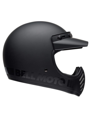Casco Bell Moto-3 Negro Mate Brillante X-Grande 2.06kg