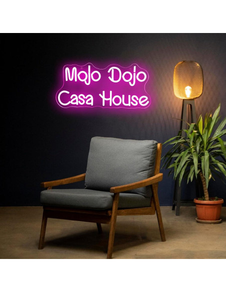 Luz de Neón Dimmable Symone Mojo Dojo Casa 40x19 cm USB Luz de Neón Dimmable Symone Mojo Dojo Casa 40x19 cm USB