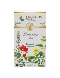Té de Raíz de Regaliz Orgánico Celebration Herbals - 24 Bolsitas