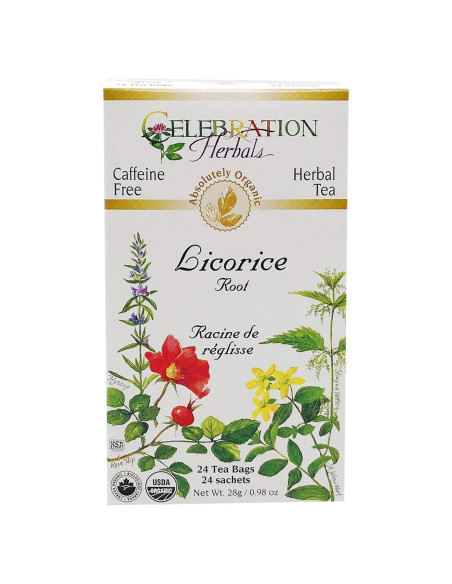 Té de Raíz de Regaliz Orgánico Celebration Herbals - 24 Bolsitas Té de Raíz de Regaliz Orgánico Celebration Herbals - 24 Bolsitas