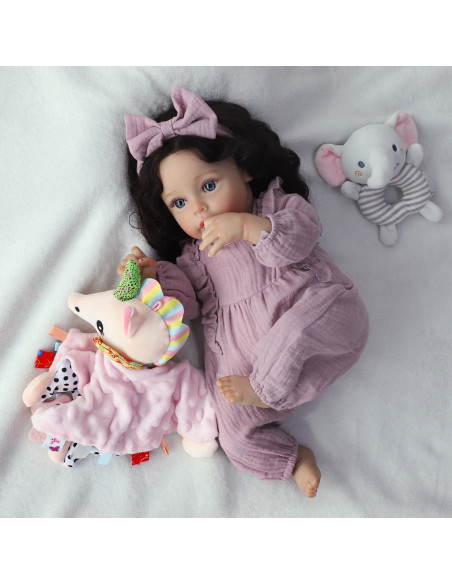 Muñeca Reborn Realista SCOM Suesue 39cm con Ropa y Accesorios Muñeca Reborn Realista SCOM Suesue 39cm con Ropa y Accesorios