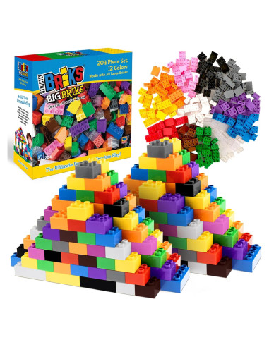 Bloques de Construcción Compatibles con LEGO Strictly Briks 204 Piezas