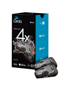 Intercomunicador Bluetooth Cardo Freecom 4X Doble Negro