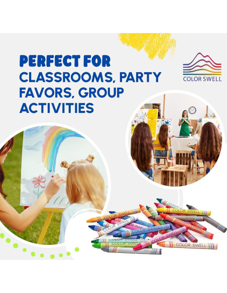 Crayones Color Swell a Granel 6 Paquetes de 24 Colores Crayones Color Swell a Granel 6 Paquetes de 24 Colores