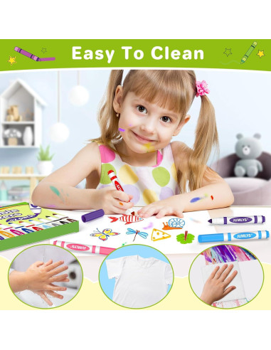 Marcadores Lavables Jumlys 288 Unidades Multicolor Punta Ancha