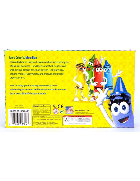 Crayones Crayola 124 colores Bluetiful 0.82 kg Crayones Crayola 124 colores Bluetiful 0.82 kg