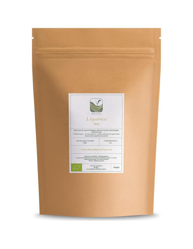 Té Herbal de Regaliz Orgánico Valley of Tea 100g - Sabor Dulce