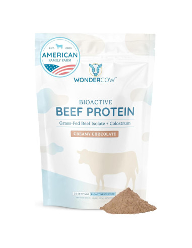 Aislado de Proteína de Res WonderCow 20g - Chocolate 30 Porciones
