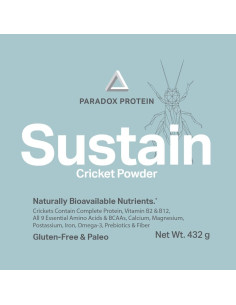 Polvo de Grillo Orgánico 0.45kg Paradox Protein 2