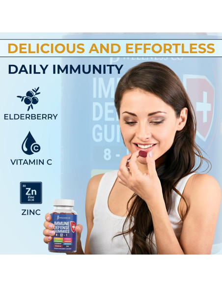 Suplemento Gominolas Inmunidad 8 en 1 JB Wellness 438g Suplemento Gominolas Inmunidad 8 en 1 JB Wellness 438g