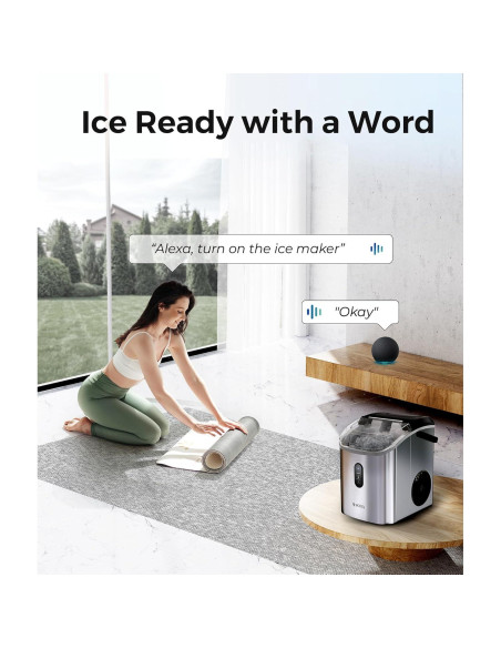 Fabricador de Hielo Portátil Ecozy IM-NS280B 15.4 kg/día Fabricador de Hielo Portátil Ecozy IM-NS280B 15.4 kg/día