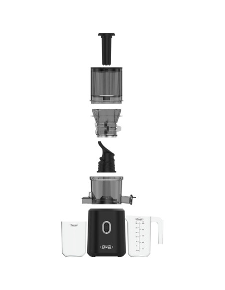Exprimidor Omega 150W Prensa Fría con Tolva de Lote Negro Exprimidor Omega 150W Prensa Fría con Tolva de Lote Negro