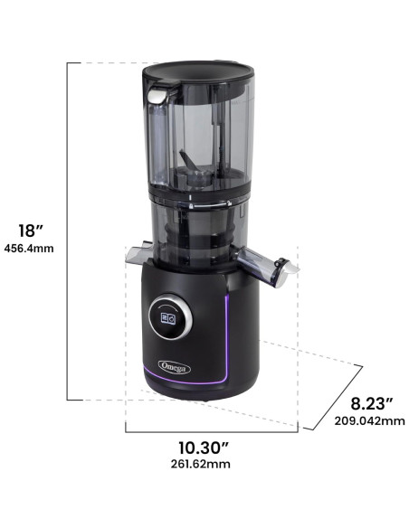 Extractor de Jugo Omega Batch 1.81 kg Prensa Fría 64 oz Extractor de Jugo Omega Batch 1.81 kg Prensa Fría 64 oz