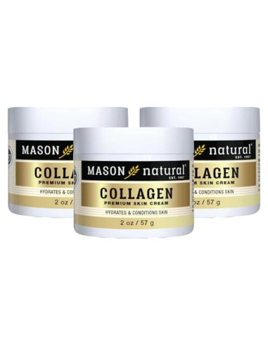 Crema Premium de Colágeno Mason Natural 3-Pack 56.7g Hidratante Facial