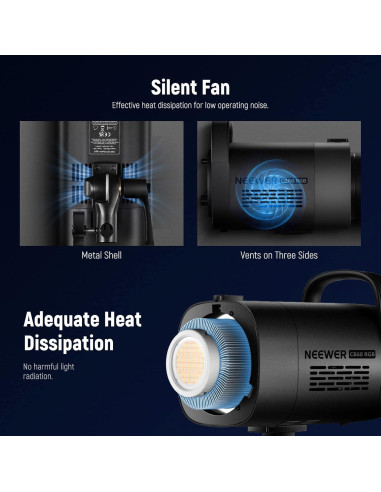 Luz de Video RGB NEEWER CB60 70W con Softbox Lantern 65cm