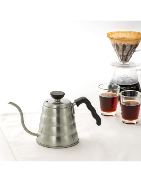 Tetera de Goteo Hario V60 Buono 700ml Acero Inoxidable Tetera de Goteo Hario V60 Buono 700ml Acero Inoxidable