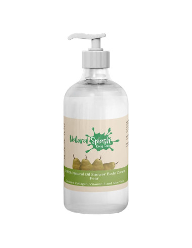 Crema Corporal de Ducha Natural Splash 250ml Pera Hidratante