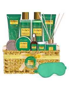 Cesta de Regalo Spa Eucalipto 13 Piezas ArioseMonde