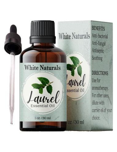 Aceite Esencial de Laurel Orgánico White Naturals 29.57 ml