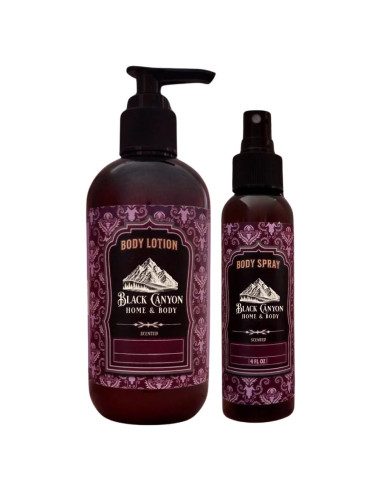 Loción y Spray Corporal Aromatizado Black Canyon 340g