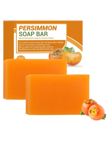 Jabón de Persimón Natural Omexry 2PC - Desodorante Corporal