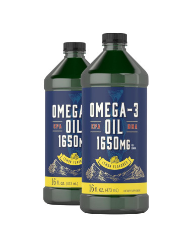 Aceite de Pescado Omega 3 Carlyle 1650mg 946ml Limón