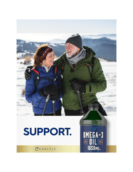 Aceite de Pescado Omega 3 Carlyle 1650mg 946ml Limón Aceite de Pescado Omega 3 Carlyle 1650mg 946ml Limón