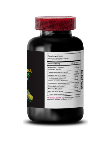 Suplementos Adaptógenos SWAN LIFE - Raíz de Eleutherococcus, Ashwagandha, Maca