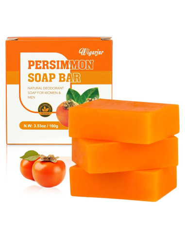 Jabón de Persimón Natural 3 PCS para Olores Corporales