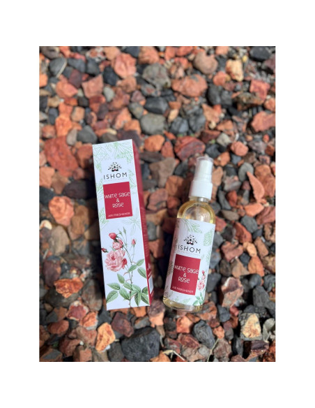 Rocío de Salvia Blanca y Rosa 100 ml - Limpieza Energética Natural Rocío de Salvia Blanca y Rosa 100 ml - Limpieza Energética Natural