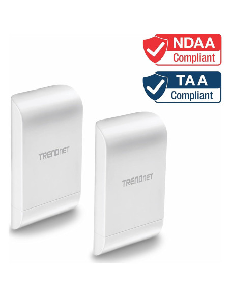 Kit Puente PoE Exterior TRENDnet N300 10 dBi TEW-740APBO2K Kit Puente PoE Exterior TRENDnet N300 10 dBi TEW-740APBO2K