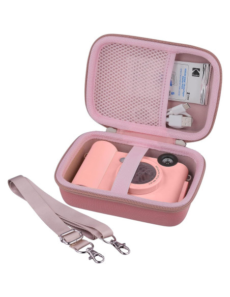 Funda Dura Khanka para Cámara Kodak Smile+ Rosa 16.8x12.5cm Funda Dura Khanka para Cámara Kodak Smile+ Rosa 16.8x12.5cm