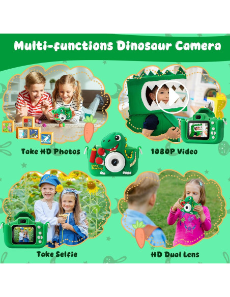 Cámara Digital para Niños SHZYGQ RY-KLXJ 48MP 1080P HD Cámara Digital para Niños SHZYGQ RY-KLXJ 48MP 1080P HD