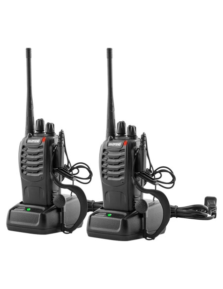 Walkie Talkies Baofeng BF-888S Recargables 2 Paquete 1500mAh Walkie Talkies Baofeng BF-888S Recargables 2 Paquete 1500mAh