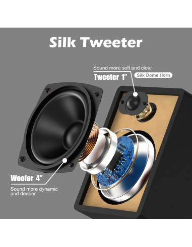 Sistema Estéreo Compacto LONPOO LP-886BT 30W CD Bluetooth FM
