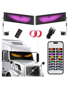 Luces LED Ojos de Diablo PIKTRUCK 60cm Programables USB