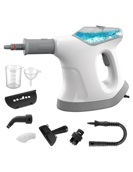 Limpiador de vapor de mano CXYHMG 1100W 400ml Blanco/Gris Limpiador de vapor de mano CXYHMG 1100W 400ml Blanco/Gris