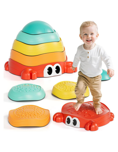 Piedras de Salto Antideslizantes Lehoo Castle para Niños 1-3 Años Piedras de Salto Antideslizantes Lehoo Castle para Niños 1-3 Años