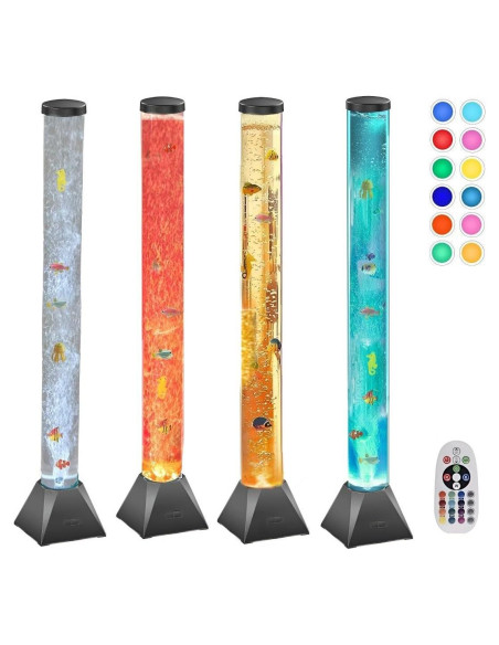 Lámpara de burbujas LED MUHI 120 cm con peces flotantes Lámpara de burbujas LED MUHI 120 cm con peces flotantes